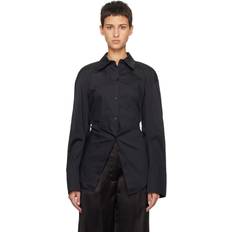 Nylon Hemden Simon Miller Black Loch Shirt Black