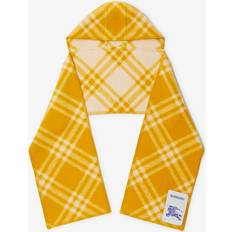Burberry Check Wool Hooded Scarf