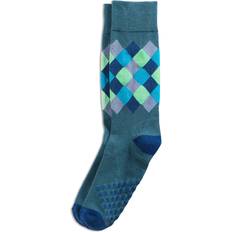 Jockey Men Socks Jockey Men's Men's Diamond Cushion Comfort Argyle Crew Mallard Blue Argyle, 7-12