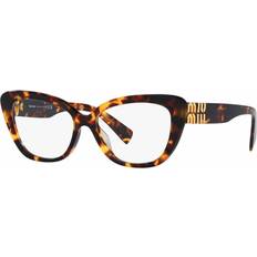 Miu Miu Glasses Miu Miu MU05VV VAU1O1 Tortoiseshell Size (Frame Only) Blue Light Block Available