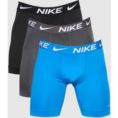 Boxers - S Men's Underwear Nike Men's Dri-FIT Essential 3-pack Microfiber Boxer Briefs, XXL, Grey