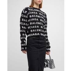 Balenciaga Overdele Balenciaga Wool Blend Sweater - White