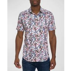 Robert Graham Monsoon Classic Fit Short Sleeve Button Front Shirt