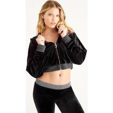 Juicy Couture Women Jackets Juicy Couture Cropped Jacket with Side Bling