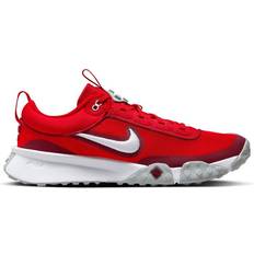 Baseball Shoes Nike Men's Air Diamond Varsity Turf Baseball Shoes in Red, DZ0502-600