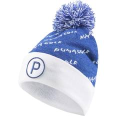 Puma Unisex Beanies Puma NEW Removable Blue-White Golf Beanie