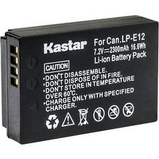 Camera Grips Kastar 1-Pack LP-E12 Battery 7.2V 2300mAh EOS 100D EOS M50 Mark II