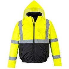 Portwest Work Jackets Portwest US363YBR4XL Hi-Vis Value Bomber Jacket, 4X-Large, Yellow