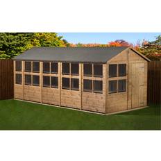 Empire W 18 D Solid wood Tongue & Groove Shed (Building Area )
