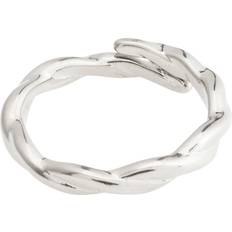 Pilgrim Sormukset Pilgrim Lulu Twirl Stack Ring - Silver