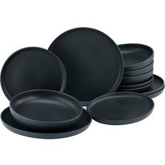 Creatable Uno Black Spisestel 12stk