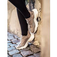 Steve Madden Match Sneaker - Taupe/Beige