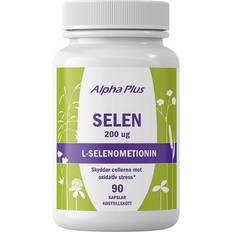 Alpha Plus Vitaminer & Kosttilskud Alpha Plus Selen 200 µg 90 Kapslar 90 stk