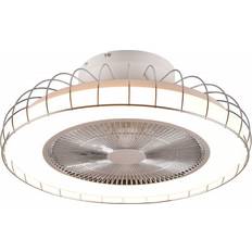 Trio Lighting Smart-LED Ventilator Chrom Ø 50 cm