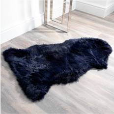 Blue Carpets Sheepskin Rug XXL Blue