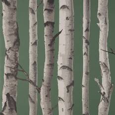 Fine Decor D Birch Tree Wallpaper Hunter Green Colour