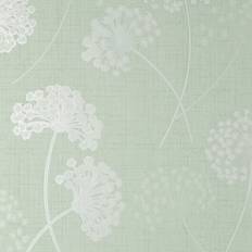 Fine Decor Grace Allium Green Wallpaper FD43282