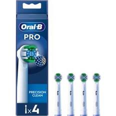 Dental Care Oral-B B Precision Clean White Toothbrush Head Pack of 4 Counts