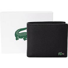 Lacoste Wallets Lacoste Billfold Coin Leather Wallet - Black