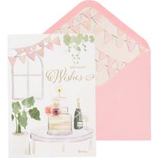 Beige Cards & Invitations Cake & Champagne Birthday Card