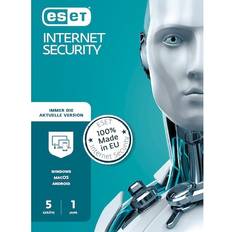 ESET Software de Oficina ESET Internet Security 2024, 5 Geräte 1 Jahr, Download