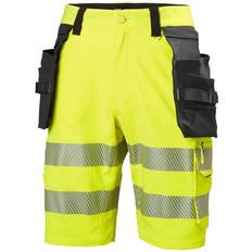 Helly Hansen ICU håndværkershorts full stretch, Hi-vis Gul/Ebony C46