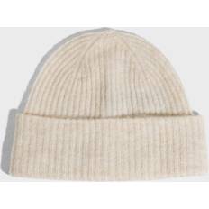 Natural - Women Beanies Selected Femme Knitted Beanie Hat