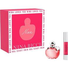 Nina Ricci Gåvoboxar Nina Ricci Presentset 50ml EDT 2.5g Its Läppstift Iconic Pink