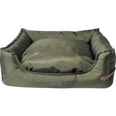 House of paws Medium Green Water Resistant Rectangle Bed