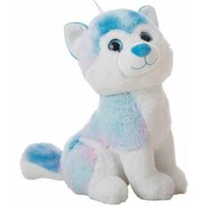 Knuffel Blauw Husky 60 cm