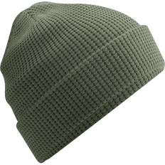 Organic - Women Beanies Beechfield Waffle Organic Cotton Beanie Dark Olive One