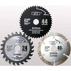 Power Tool Accessories 3X 3-3/8-inch Diamond Wood/ Metal Circular Saw Blade for Rockwell Versacut Versa Cut Rk3440k Makita 3-3/8" Cordless Sh01w 12v Tile Grout Concrete, Brick, Block, Masonry