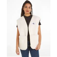 Calvin Klein Dame Veste Calvin Klein Sherpa Vest Kvinde Veste hos Magasin Ybi