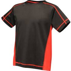 Clothing Regatta Activewear Kids Beijing T-Shirt 34 Black/Classic Red