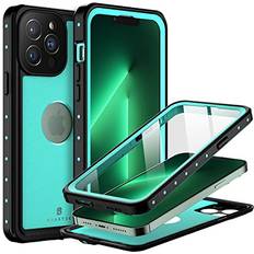 For Apple iPhone 13 Pro Waterproof Case BEASTEK NRE Series Shockproof Underwater IP68 Certified Case with Built-in Screen Protector Full Body Rugged Protective Cover 6.1 inch