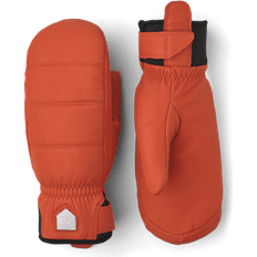 Röda - Skidor Handskar Hestra All Leather Primaloft Mitt FLAME RED