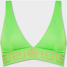 Versace Bikini Tops Versace Underwear Green Greca Bikini Top 1GI60-Clover