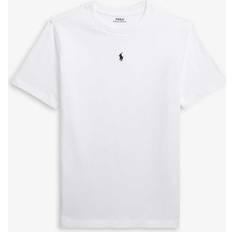 Polo Oberteile Polo Ralph Lauren White Kids Logo-embroidered Short-sleeve Cotton T-shirt 4-14 Years