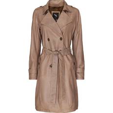 Btfcph Leather Trenchcoat Skind 100083 Satin Beige