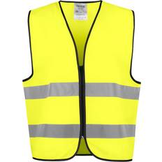 One Size Work Vests ProJob Hi Visibility Vest Class 2 - Yellow/Black