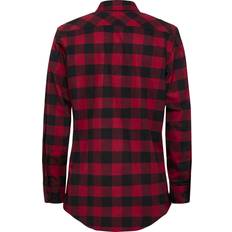 Clothing Hard Yakka Long Sleeve Check Flannel Shirt Red