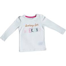 Kinderbekleidung Name It Ls Top White, Unisex, Tøj, T-shirt, Hvid