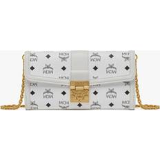 MCM Crossbody Bags MCM Tracy Large Monogram Wallet on Chain - WHITE