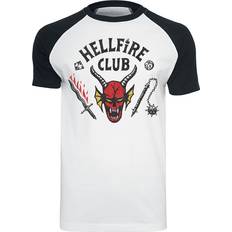 Stranger Things T-shirt Hellfire Club för Herr vit/svart