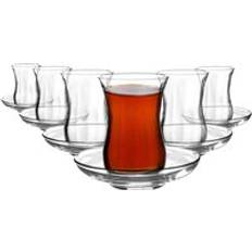 LAV 12pc Klasik Dimpled Tea Cup