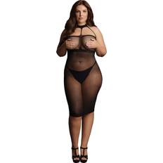 High Neck Dress - Plus Size