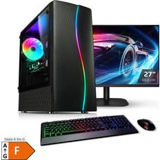 Pc ram Kiebel PC Set Gaming TFT Thunder Core i5-12400F, 16GB DDR4, NVIDIA RTX 3050 8 1TB