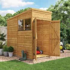 Outbuildings BillyOh Switch Overlap Pent Shed 4x8 Windowed (Building Area )