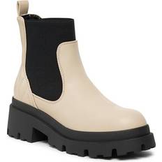 Only Bottes Chelsea Only Bottines Femme 15304994 Beige