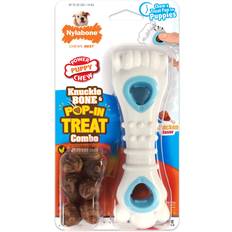 Nylabone Puppy Power Chew Knuckle & Pop-In Puppy Treat Combo